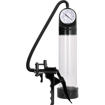 Image 1 of Shots Pumped Elite Pump with Advanced PSI Gauge Transparent