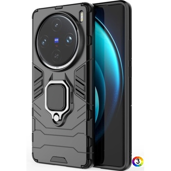 vivo X100 Pro 5G Удароустойчив Ring Holder Калъф и Протектор