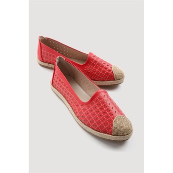Moda Trend Дамски еспадрили - Червени #331065 (331065_Червен)