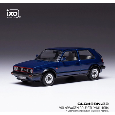 IXO Volkswagen GTI MKII 1984 Modrá 1:43