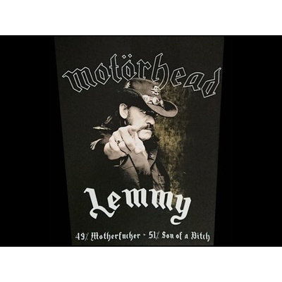 Zádovka MÖTORHEAD Lemmy zoid