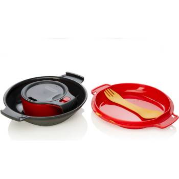 humangear GoKit Кутия за обяд Charcoal Red Deluxe (070915)