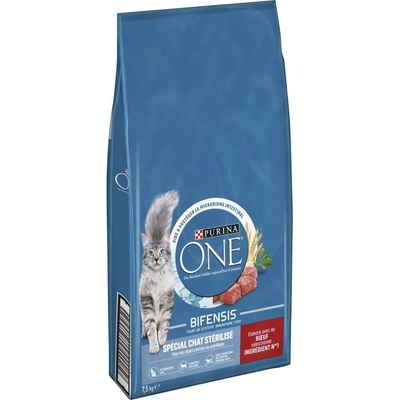 Purina ONE Bifensis Sterilised hovädzie 7,5 kg