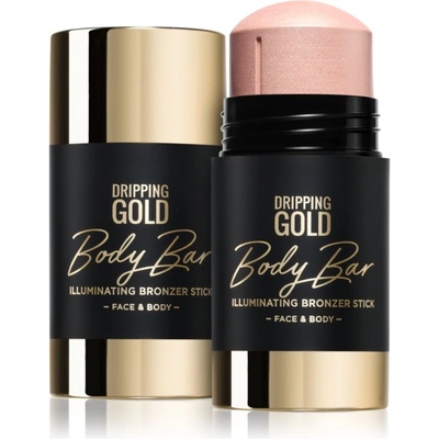 Dripping Gold Luxury Tanning Illuminating Stick озаряващ бронзър за лице и тяло цвят Gold 36 гр
