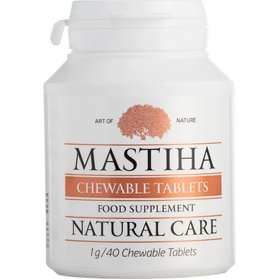 HillVital Masticha Žuvacie tablety Prírodný výživový doplnok 40 žuvacích tabliet