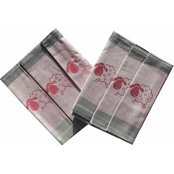 SVITAP Ovečky kocka 50x70cm 3ks červená