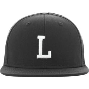 Urban Classics Шапка с козирка в сив и черен цвят Letter Snapback L 10532 SALE - , размер blk/L