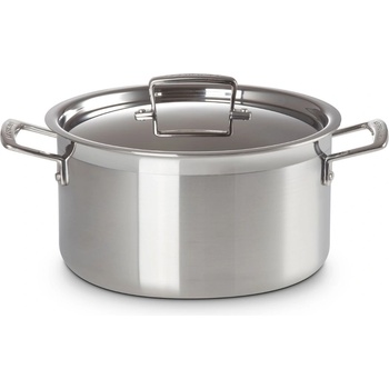 Le Creuset Съдове за готвене CLASSIC 24 см, 6 л, сребърен, неръждаема стомана, Le Creuset (LECR96200624001000)