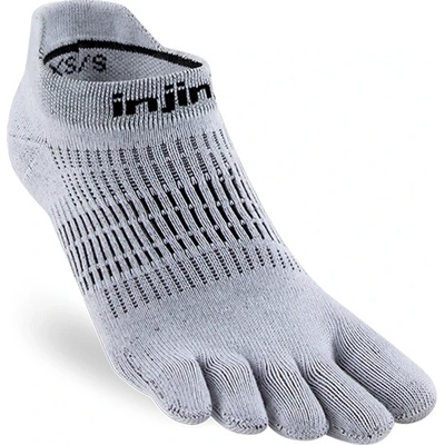 Injinji Дамски чорапи за бягане Injinji Women's Run Lightweight No-Show Running socks - Grey - размер 40, 5-44, 5 (EU) (201-7566-0212)