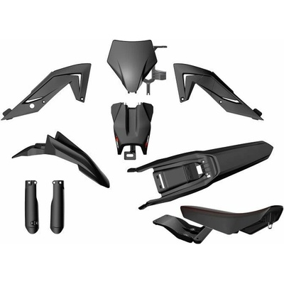 RACETECH (RTECH) 2025/12 sada plastů s kryty teleskopů i sedloM TALARIA STING MX4 / MX5 / TL 4000 / 5500 23-25 barva černá | Zboží Auto
