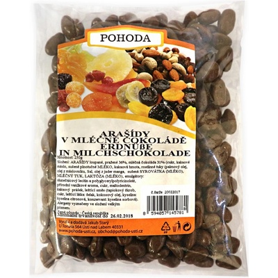 Velkoobchod Pohoda Arašídy v mléčné čokoládě 250 g