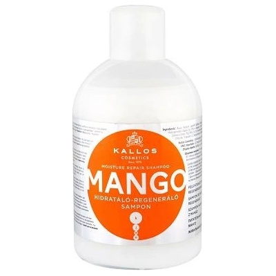 Kallos Cosmetics Mango hydratační a regenerační šampon 1000 ml