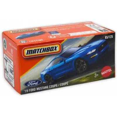 Mattel Matchbox: Малка кола в картонена кутия 19 Ford Mustang Coupe (JHR29)