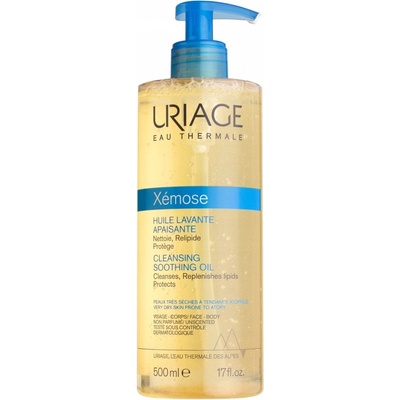 Uriage Xémose Zklidňující čisticí olej na obličej a tělo (Cleasing Soothing Oil) 500 ml