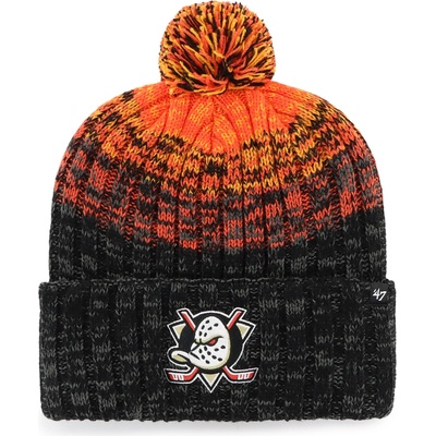 47 Brand Pánská zimní čepice Anaheim Ducks NHL Cascade ’47 CUFF KNIT Black