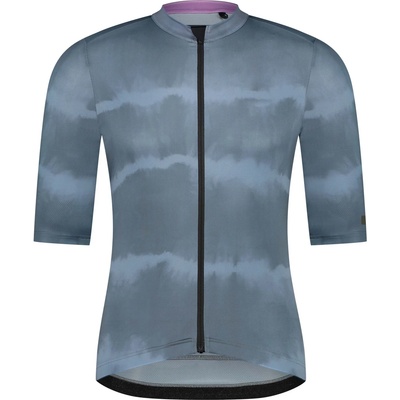 Shimano Фланелка с къс ръкав за колоездене Shimano Evolve Corsa Short Sleeves Jersey Cycling jersey - Indigo Blue (056-3702-0312)