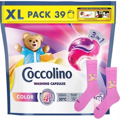Coccolino Color 3v1 prací kapsle 39 PD