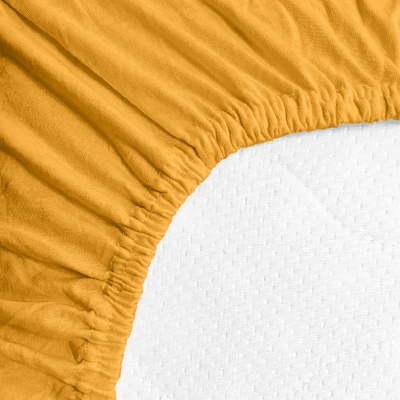 Chanar Prostěradlo Jersey Basic žluté 180x200