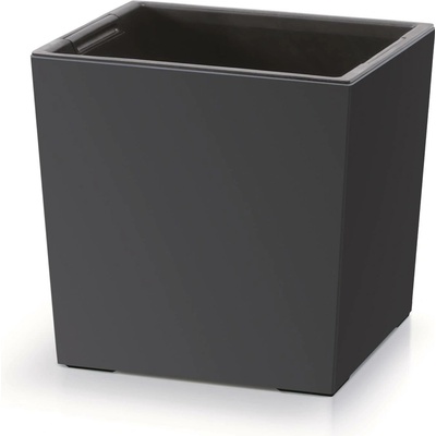 Prosperplast Květináč URBI SQUARE LOW 24 cm antracit