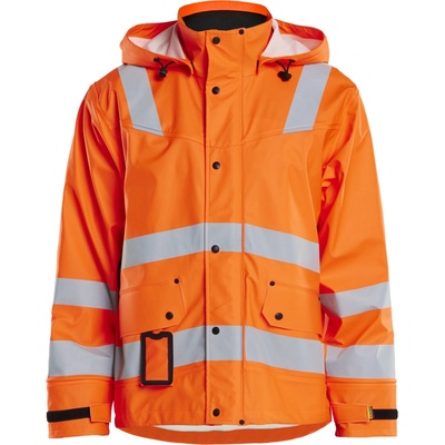 Blåkläder AB 4302 výstražná bunda do dešte trída 2 oranžová