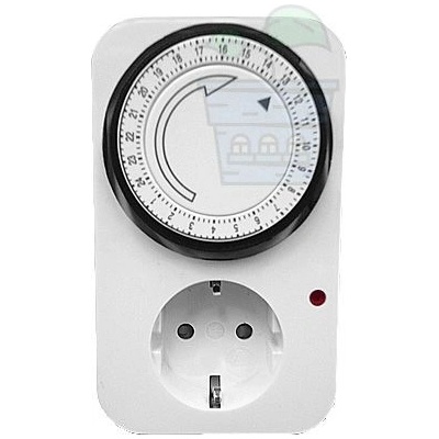 Synchro TS-MD3 - Дневен Механичен таймер с програмируема памет - 15мин - 24ч , 220-240V, 16A, 3680W, за контакт (12330)