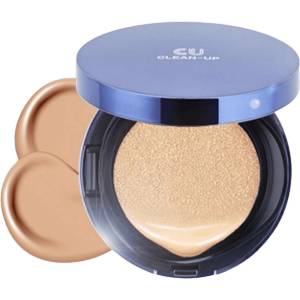 CUSKIN Clean-Up Skinfit Cushion SPF 50+ PA+++ - #21 - Заместващ Платформа за Пяна SPF 50+ PA+++ 15г+15г