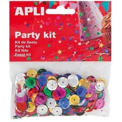 APLI - Разноцветни конфети релефни - Пайети (A13819)