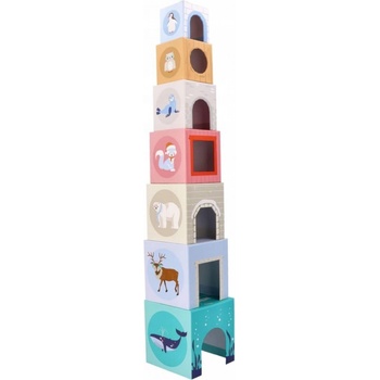Adam Toys Kartónové kocky Polárne zvieratá