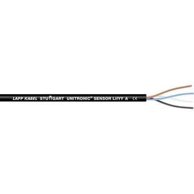 Lapp 7038906/100 senzorový kabel SENSOR LifYY A 4 x 0.34 mm² černá 100 m