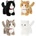 Keel Toys Плюшена играчка Keel Toys Keeleco - Коте Kitty Love, 18 cm, асортимент (SE3857)