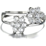 Silenti Jewelry Сребърен пръстен "Съкровище" - 9 - 59.5мм (19.1мм диам. )
