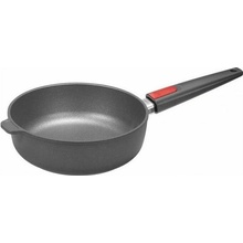 Sauté panvica DIAMOND LITE 24 cm, na indukciu, s odnímateľnou rukoväťou, titán, WOLL