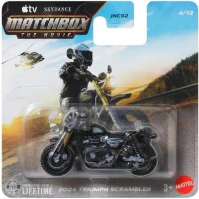 Mattel Matchbox: Мини кола 2024 Triumph Scrambler (JND12)