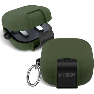 Tech-Protect slim hook samsung galaxy buds 4 / 4 pro olive green (5906302392957)