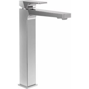 Villeroy & Boch Architectura Square висок смесител за умивалник в гланциран хром с Push-Open клапан (TVW12500200061)