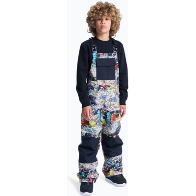 DC Детски панталони за сноуборд DC Roadblock Youth Bib outer world black