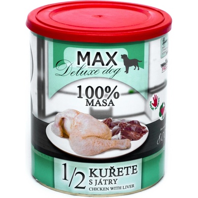Sokol Falco Max Deluxe Dog Adult 1/2 kurčaťa s pečeňou 800 g