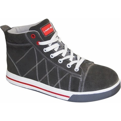 Lahti Pro L3010839 Suede SB SRA kotníková obuv šedo-červené
