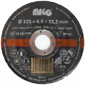 Magg Kotouč brusný 125 x 6 x 22,2 mm BK125