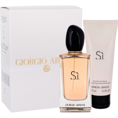 Giorgio Armani Si EDP 100 ml + tělové mléko 75 ml dárková sada