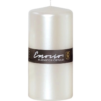 Z - TRADE s. r. o Z - TRADE s. r. o. Свещ Emocio Elegance Cylinder, перлено бяла, 100x200 мм