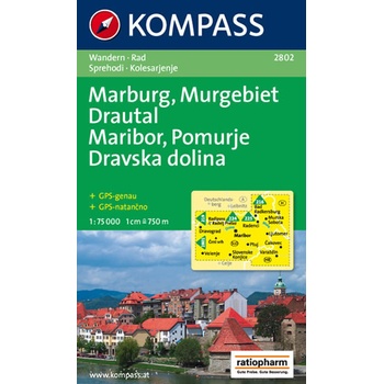 Marburg Pomurje Drautal mapa č. 2802