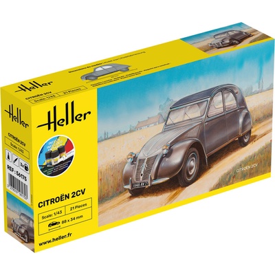 Heller STARTER KIT Citroen 2 CV 1:43