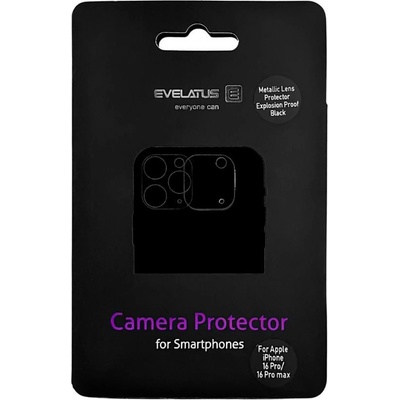 Evelatus Протектор за камера iPhone 16 Pro/iPhone 16 Pro Max EVELATUS Clear