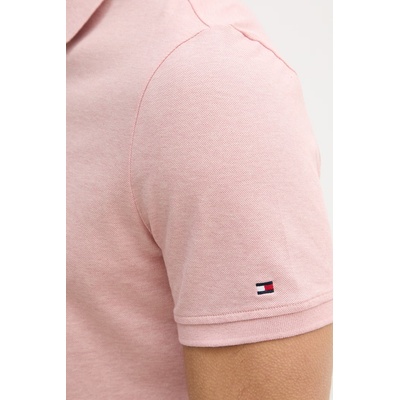 Tommy Hilfiger тениска с яка мъжка от памук (MW0MW41513)