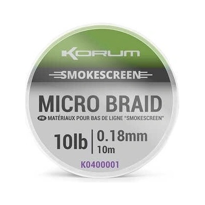 Korum Smokescreen Micro braid 10mt Micro Braid: 0,25mm 20lb