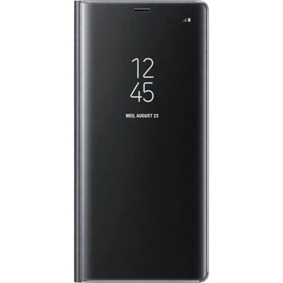Samsung Clear View Stand Cover EF-ZN950CB - оригинален кейс с поставка, през който виждате информация от дисплея за Samsung Galaxy Note 8 (черен)