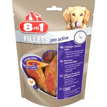 8in1 8in1 Fillets Pro Active S - филенца Pro Active за кучета 80 гр