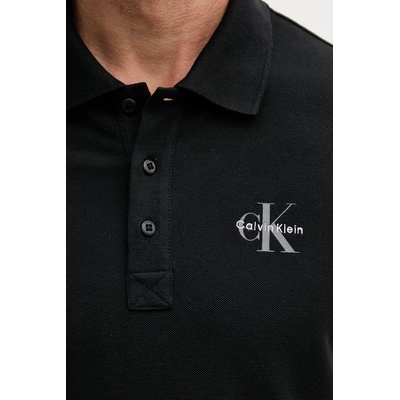 Calvin Klein Jeans тениска с яка мъжка от памук (LV04RF209G)