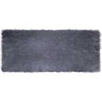 vidaXL Изкуствена овча килим TAFALLA Антрацит 80 x 200 cm Полиестер (42021589)